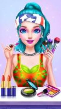 瑜伽女孩美妝 - 健身沙龍游戲截圖2