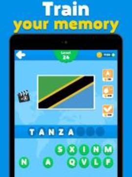 Flags quiz game - guess the flag on the picture游戲截圖1