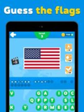 Flags quiz game - guess the flag on the picture游戲截圖5