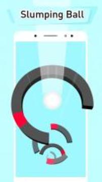 Slumping Ball - Ball Jumping Game游戲截圖1