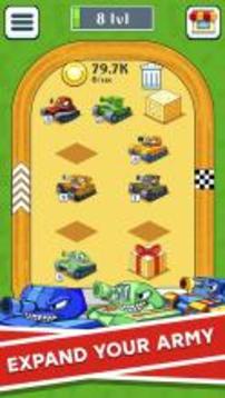 Tank Merge: Idle Tap Clicker游戲截圖1