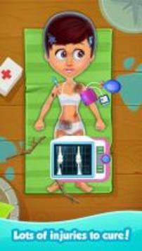 Crazy Pool Party Doctor Games游戲截圖1