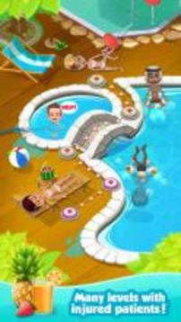 Crazy Pool Party Doctor Games游戲截圖4