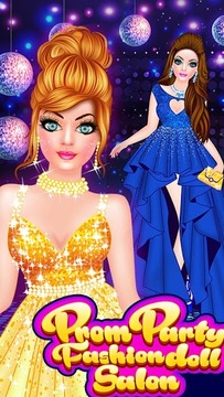 Prom Party Fashion Doll Salon游戲截圖1