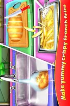 Fast Food Stand - Fried Food Cooking Game游戲截圖2