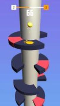 Ball On Helix Spiral Jump游戲截圖3