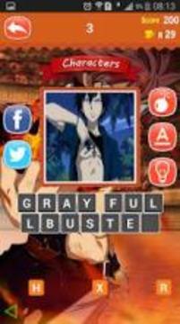 Fairy tail Quiz游戲截圖3
