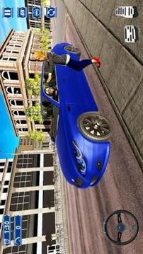 Luxury Limousine Car Taxi Game 2018游戲截圖1