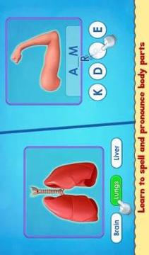 Human Body Parts - Preschool Kids Learning游戲截圖3