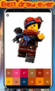 Lego 2  Color by number游戲截圖1