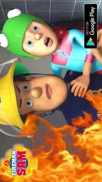 Fireman Hero  Rescue Mission Sam Adventure游戲截圖3