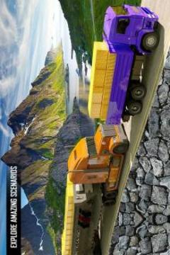 Gold Transporter Truck Driver 2019  Uphill Driver游戲截圖4