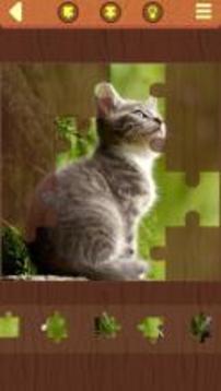 Cat Jigsaw Puzzle Games游戲截圖1