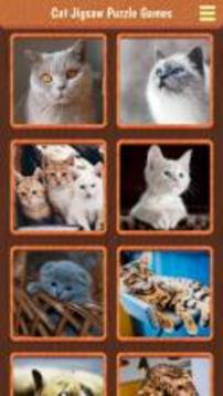 Cat Jigsaw Puzzle Games游戲截圖4