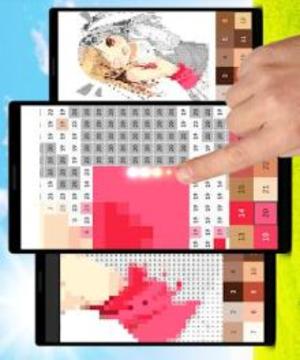Manga Color by Number: Anime Pixel Art游戲截圖3
