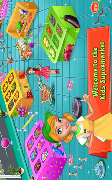 Supermarket Kids Shopping游戲截圖1