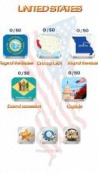 US States - American Quiz: Map, Capitals & Flags游戏截图2