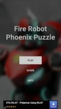 Fire Robot Phoenix Puzzle游戲截圖1