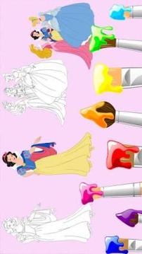 Princess Game - Coloring Book游戲截圖2