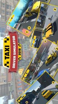 New York Taxi Simulator 2019  Driving Games游戏截图1