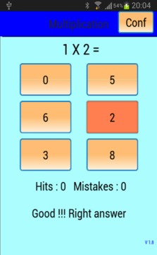 Tablas de multiplicar游戲截圖3