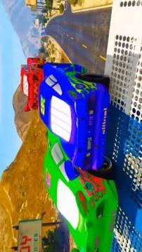 Superheroes Fast Racing Challenges游戲截圖4
