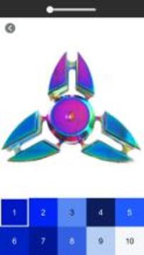 Fidget Spinner Coloring By Number 2019游戲截圖5