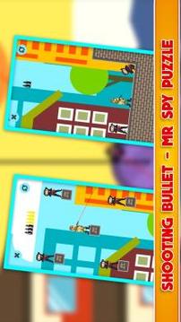 Shooting Bullet  Mr Spy Puzzle游戲截圖1