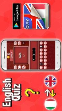 English Quiz  translate Italian to English游戲截圖1