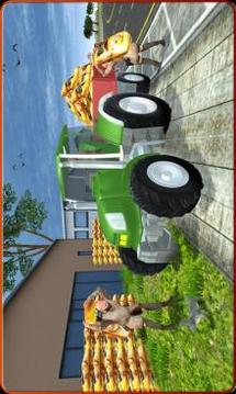 Tractor Farming & Tractor Trolley Cargo Driver 3D游戲截圖5
