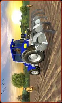 Tractor Farming & Tractor Trolley Cargo Driver 3D游戏截图1