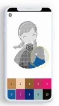 Princess Color By Number, princess coloring game游戲截圖1
