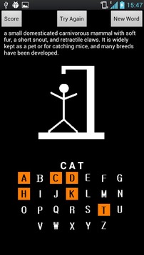 Slickcat Hangman游戲截圖4