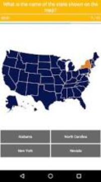US Map Quiz - 50 States Quiz游戏截图4