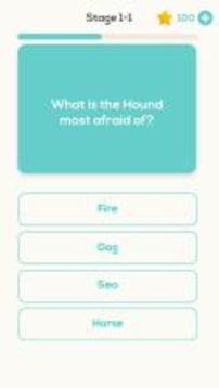 QUIZ PLANET - Game Of Thrones!游戲截圖3