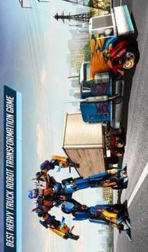 Heavy Truck Robot Giant Truck Driver Simulator游戲截圖5