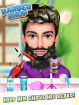 Stylist Barber Shop : Beard Shave & Hair Salon游戲截圖3