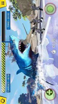 Angry Shark Adventure World : Megalodon Attack 3D游戲截圖1