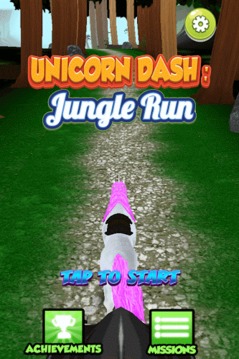 Unicorn Dash: Jungle Run 3D游戲截圖5