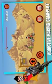 Robin in the desert  teenage titans  BikeGame游戲截圖4