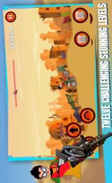 Robin in the desert  teenage titans  BikeGame游戲截圖2