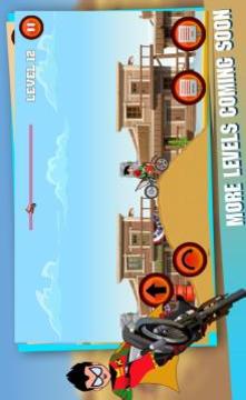 Robin in the desert  teenage titans  BikeGame游戲截圖1