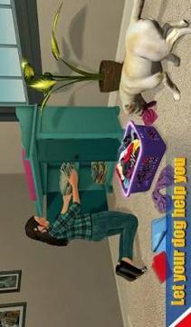 Virtual dog pet cat home adventure family pet game游戲截圖1