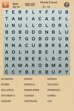 Word Finder : new style search游戲截圖4