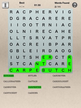 Word Finder : new style search游戲截圖5