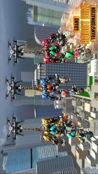 US Robot Bike Transform Shooting Game游戲截圖1