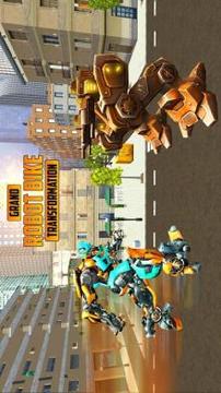 US Robot Bike Transform Shooting Game游戲截圖3