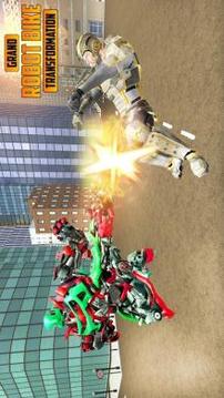 US Robot Bike Transform Shooting Game游戲截圖2