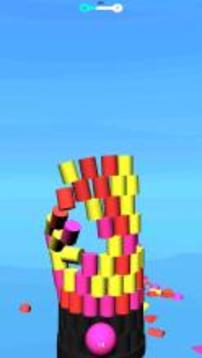 Tower Color Falling Ball Clash游戲截圖2