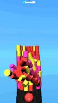 Tower Color Falling Ball Clash游戲截圖3
